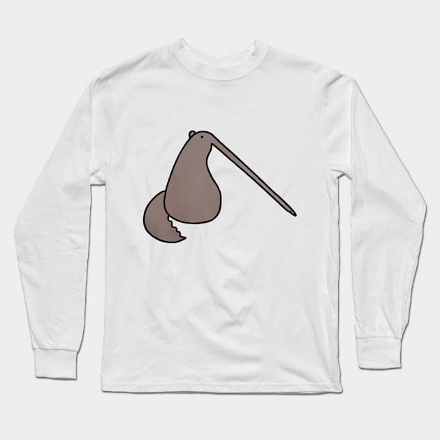 Goofy anteater Long Sleeve T-Shirt by Oranges